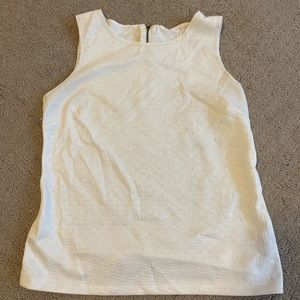 Banana republic zipper detail, work tank